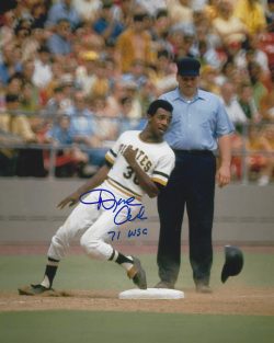 AUTOGRAPHED DAVE CASH "71 WSC" 8X10 Pittsburgh Pirates Photo