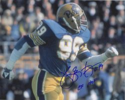 Autographed HUGH GREEN "CHOF 96" 8X10 Pitt Panthers Photo
