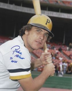 Autographed RICHIE HEBNER "71 WSC" 8X10 Pittsburgh Pirates Photo