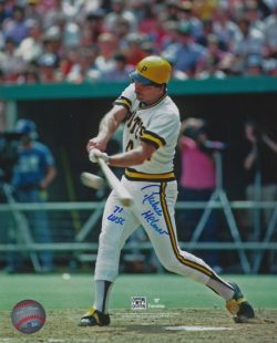 Autographed RICHIE HEBNER "71 WSC" 8X10 Pittsburgh Pirates Photo