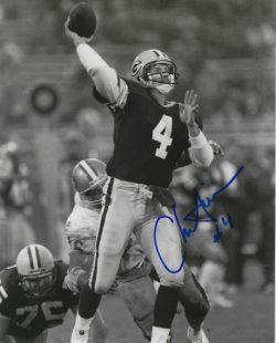 Autographed CHUCK FUSINA Green Bay Packers 8x10 Photo