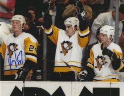 Autographed TROY LONEY 8x10 Pittsburgh Penguins Photo