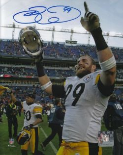 Autographed BRETT KEISEL 8X10 Pittsburgh Steelers Photo