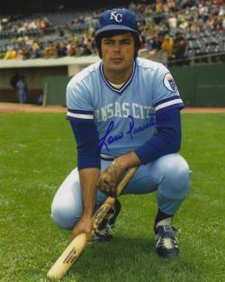 AUTOGRAPHED LOU PINIELLA 8X10 Kansas City Royals Photo