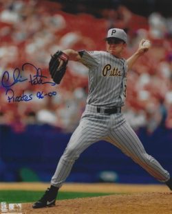Autographed CHRIS PETERS 8X10 Pittsburgh Pirates Photo