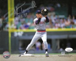 Autographed ALAN TRAMMELL "HOF 18" 8x10 Detroit Tigers Photo JSA