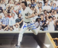 AUTOGRAPHED LOU PINIELLA "77,78 WSC" 11X14 NEW YORK YANKEES photo