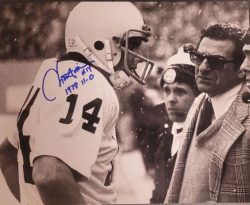 Autographed CHUCK FUSINA Penn State Nittany Lions 11x14 photo