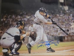 Autographed IVAN RODRIGUEZ Detroit Tigers 11x14 photo JSA
