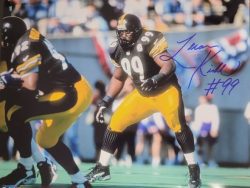 Autographed LEVON KIRKLAND 11x14 Pittsburgh Steelers photo