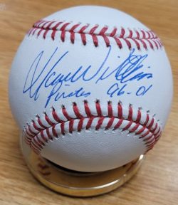 Autographed MARC WILKINS "Pirates 96-01" Official Major League Baseball