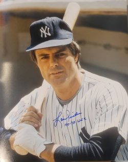 AUTOGRAPHED LOU PINIELLA "77,78 WSC" 16x20 NEW YORK YANKEES photo