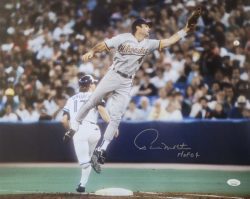Autographed  PAUL MOLITOR "HOF 04" 16x20 Milwaukee Brewers Photo JSA