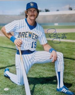 Autographed ROBIN YOUNT "HOF 99" Milwaukee Brewers 16x20 photo JSA
