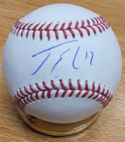 Autographed JORGE SOLER Official Major League Baseball
