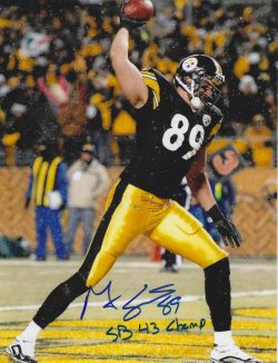 Autographed MATT SPAETH "SB 43 Champ" 8X10 Pittsburgh Steelers photo