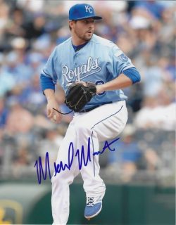 AUTOGRAPHED MICHAEL MARIOT 8x10 Kansas City Royals Photo