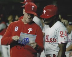 AUTOGRAPHED JOHN MALLEE 8X10 Philadelphia Phillies Photo