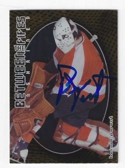 Autographed  Bernie Parent 2001-02 Between the Pipes Philadelphia Flyers card #138