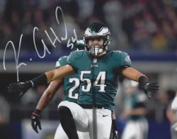 Autographed Kamu Grugier-Hill Philadelphia Eagles 8x10 Photo