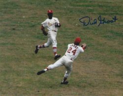 AUTOGRAPHED DICK GROAT 8X10 St. Louis Cardinals Photo
