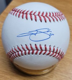 Autographed TREVOR STORY Official Major League Baseball