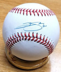Autographed TREVOR STORY Official Major League Baseball