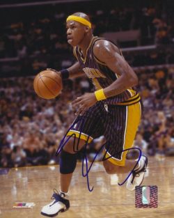 Autographed Pacers Photos