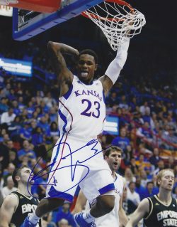 Autographed 8x10's of the Kansas Jayhawks