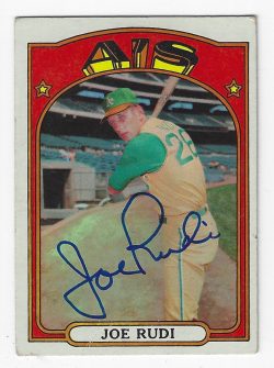 Autographed 1972 Topps Cards
