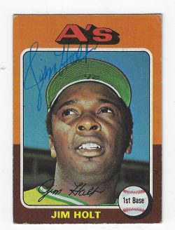 Autographed 1975 Topps Cards