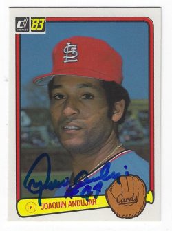 Autographed 1983 Donruss Cards