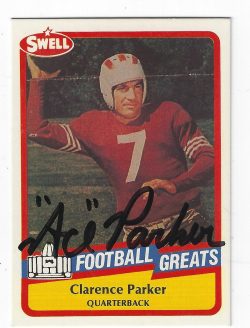 Autographed 1989 Swell Hall of Fame FB Cards