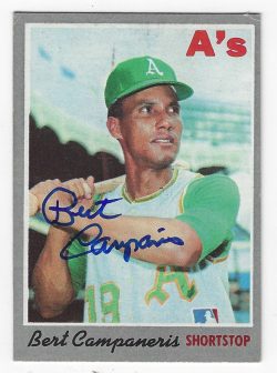 Autographed 1970 Topps Cards