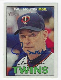 Autographed 2016 Topps Heritage Cards