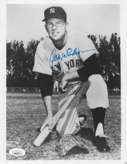 AUTOGRAPHED GORDY WINDHORN  8X10 NEW YORK YANKEES photo JSA