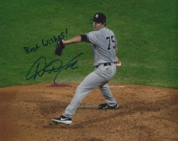 AUTOGRAPHED DAVID HALE 8X10 New York Yankees photo