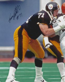 Autographed TOM RICKETTS 8X10 Pittsburgh Steelers Photo