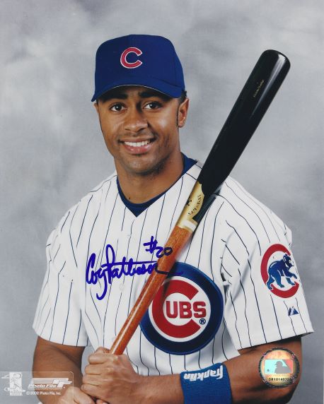 Corey Patterson Autographed 8X10 Photo Chicago Cubs Photo #2
