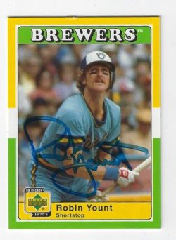 Autographed 2001 Upper Deck 1970's Decade Cards