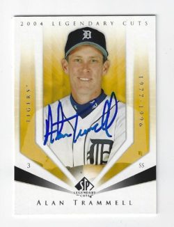 Autographed 2004 Upper Deck Legendary Cuts