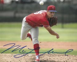 AUTOGRAPHED MICK ABEL 8X10 Philadelphia Phillies photo