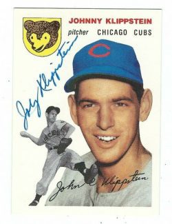 Autographed 1954 Topps Archives Series