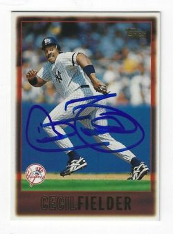 Autographed 1995-2000 Topps Cards