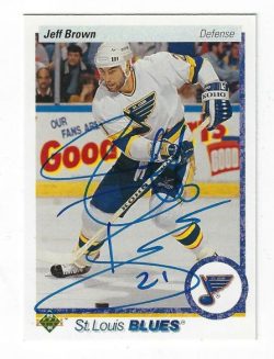 Autographed 1990-91 Upper Deck Hockey Cards
