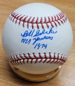 Autographed Bill Sudakis "NY Yankees 1974" Official Rawlings Major League Baseball