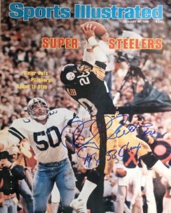 Autographed Rocky Bleier Pittsburgh Steelers 16X20 Photo