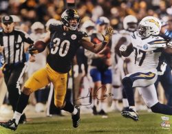 Autographed JAMES CONNER Pittsburgh Steelers 16x20 Photo with Fanatics COA