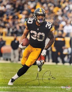 Autographed JAMES CONNER Pittsburgh Steelers 16x20 Photo with Fanatics COA