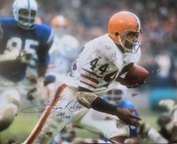 Autographed LEROY KELLY "HOF 94" Cleveland Browns 16x20 photo